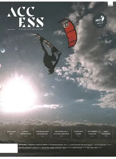 Cover van Access kiteboard magazine
