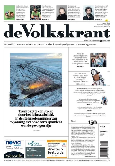 Cover van De Volkskrant