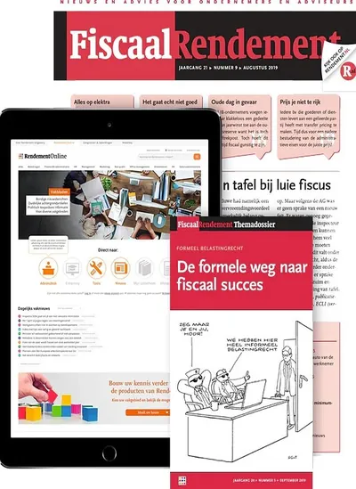 Cover van Fiscaal Rendement Professional+