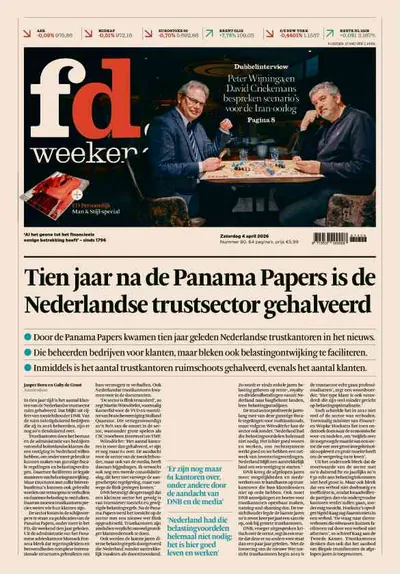 Cover van Het Financieele Dagblad