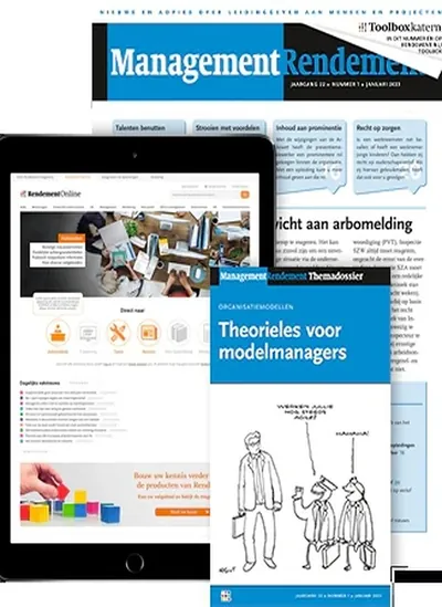 Cover van Management Rendement Professional +
