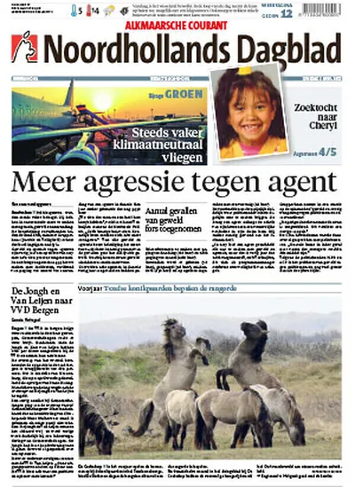 Cover van Noordhollands Dagblad