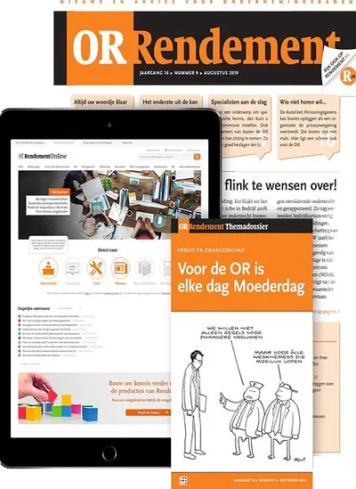 Cover van OR Rendement Professional+