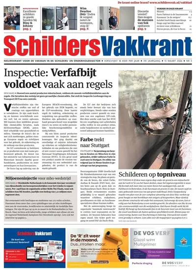 Cover van Schilders Vakkrant