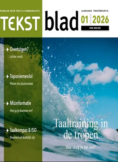 Cover van Tekstblad