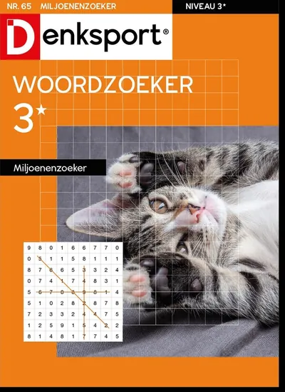 Cover van Woordzoeker 3* miljoenenzoeker